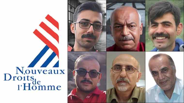 Franska NDH uppmanar till brådskande åtgärder för att rädda sex iranska politiska&nbsp;fångar