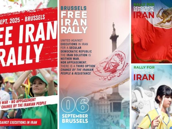 Massiv iransk demonstration – Bryssel, 6&nbsp;september