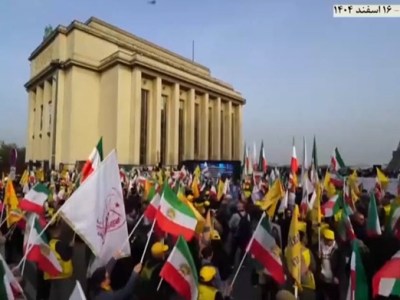 Demonstration i Paris till stöd för demokratisk förändring i&nbsp;Iran