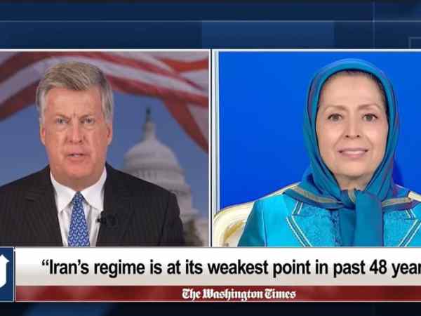Exklusiv intervju med Washington Times: Maryam Rajavi om Irans demokratiska&nbsp;framtid